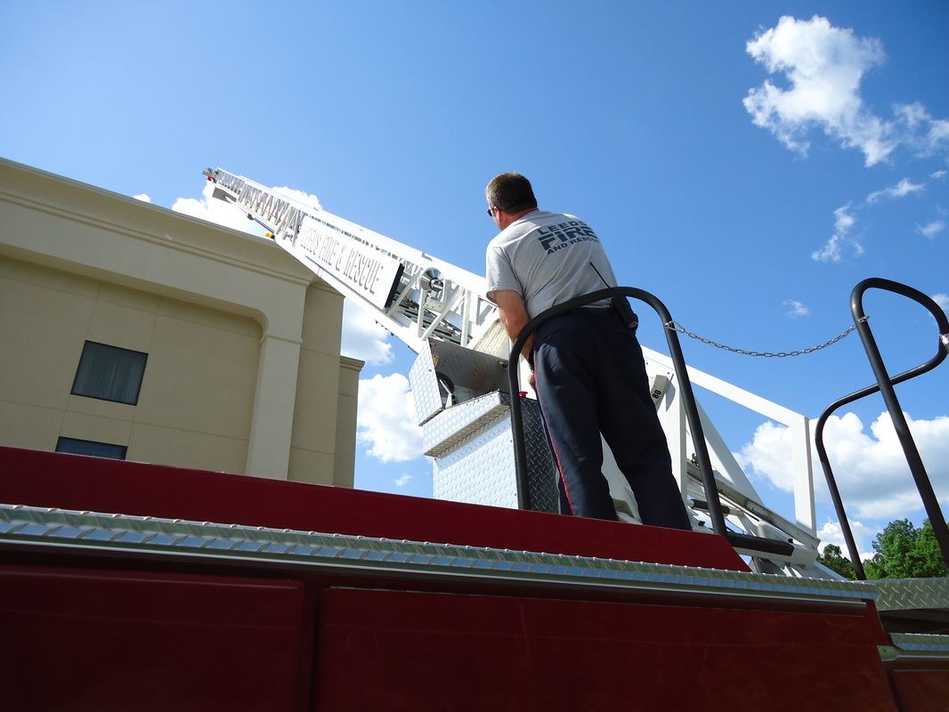 Crane Reaching the Building