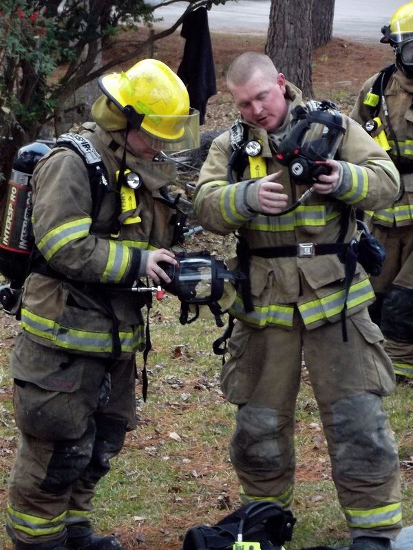 Fire Suppression Team Taking Pictures
