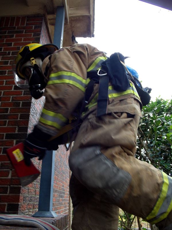 Fire Suppression Rescing the House
