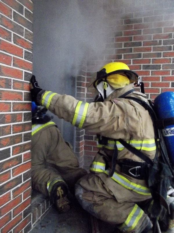 Fire Suppression Resucing the House