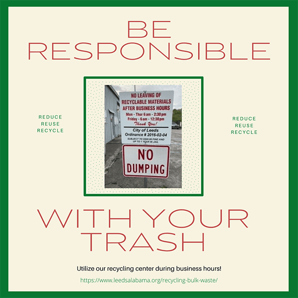 Recycling and Bulk Waste Responsibility